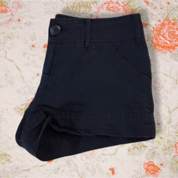 Vintage Black Linen Shorts - Picture 11 of 16